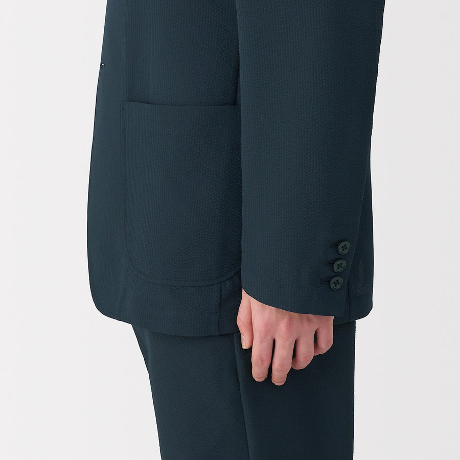 M's Breathable seersucker jacket Medium greyXS