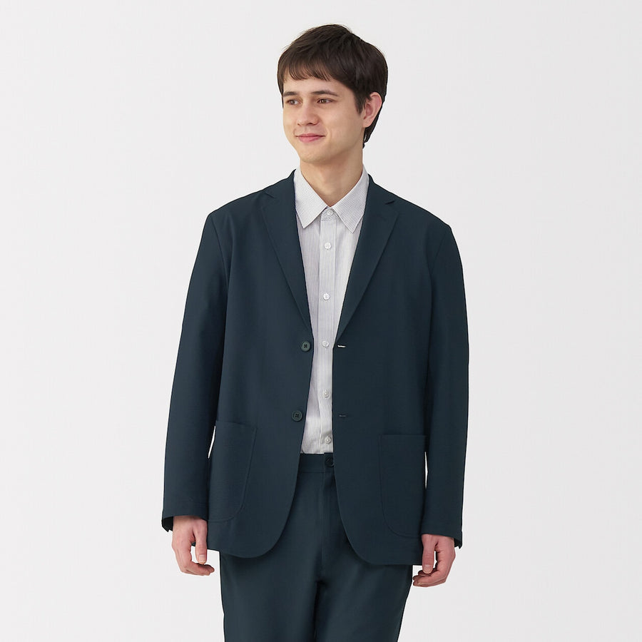 M's Breathable seersucker jacket Medium greyXS