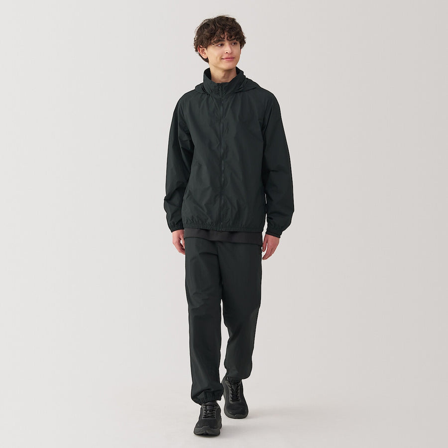 M's Water repellent pocketable windbreaker BlackXS