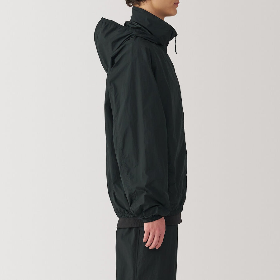 M's Water repellent pocketable windbreaker BlackXS