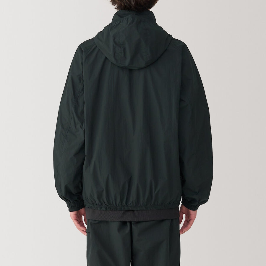 M's Water repellent pocketable windbreaker BlackXS