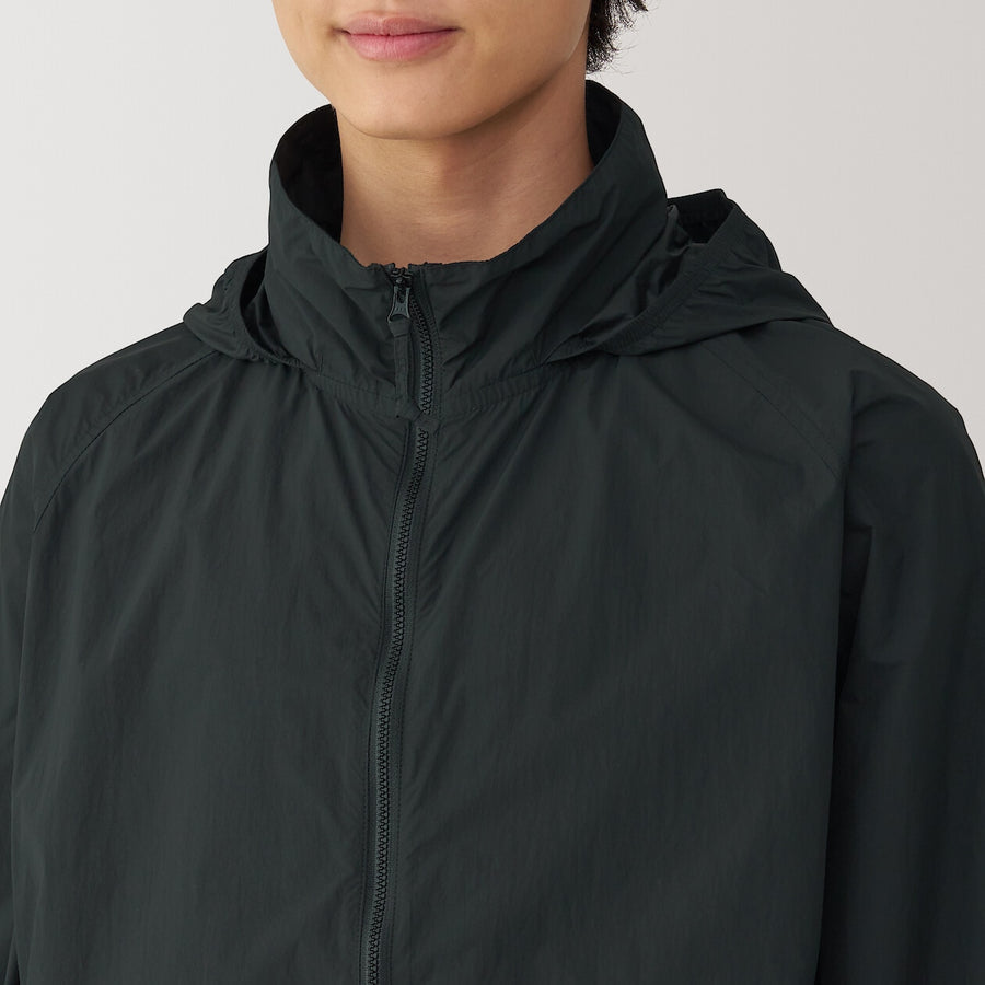 M's Water repellent pocketable windbreaker BlackXS