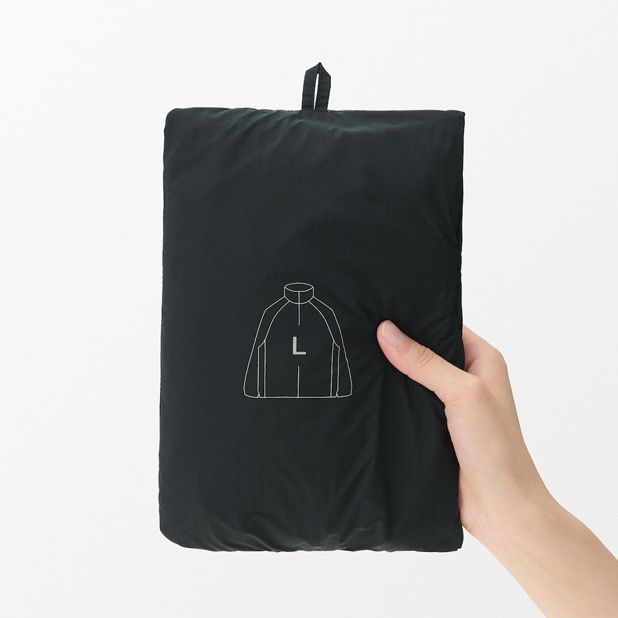 M's Water repellent pocketable windbreaker BlackXS