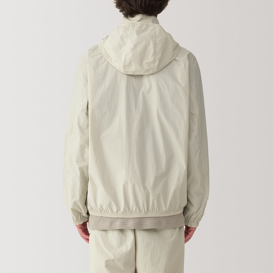 M's Water repellent pocketable windbreaker BlackXS