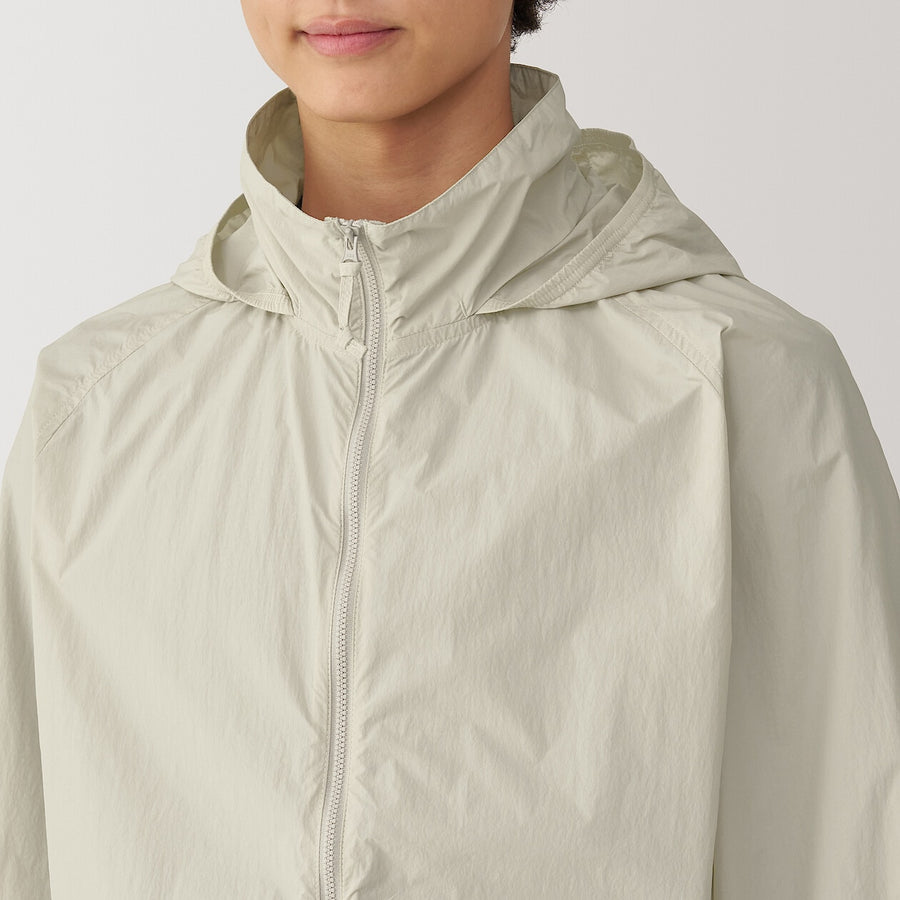 M's Water repellent pocketable windbreaker BlackXS