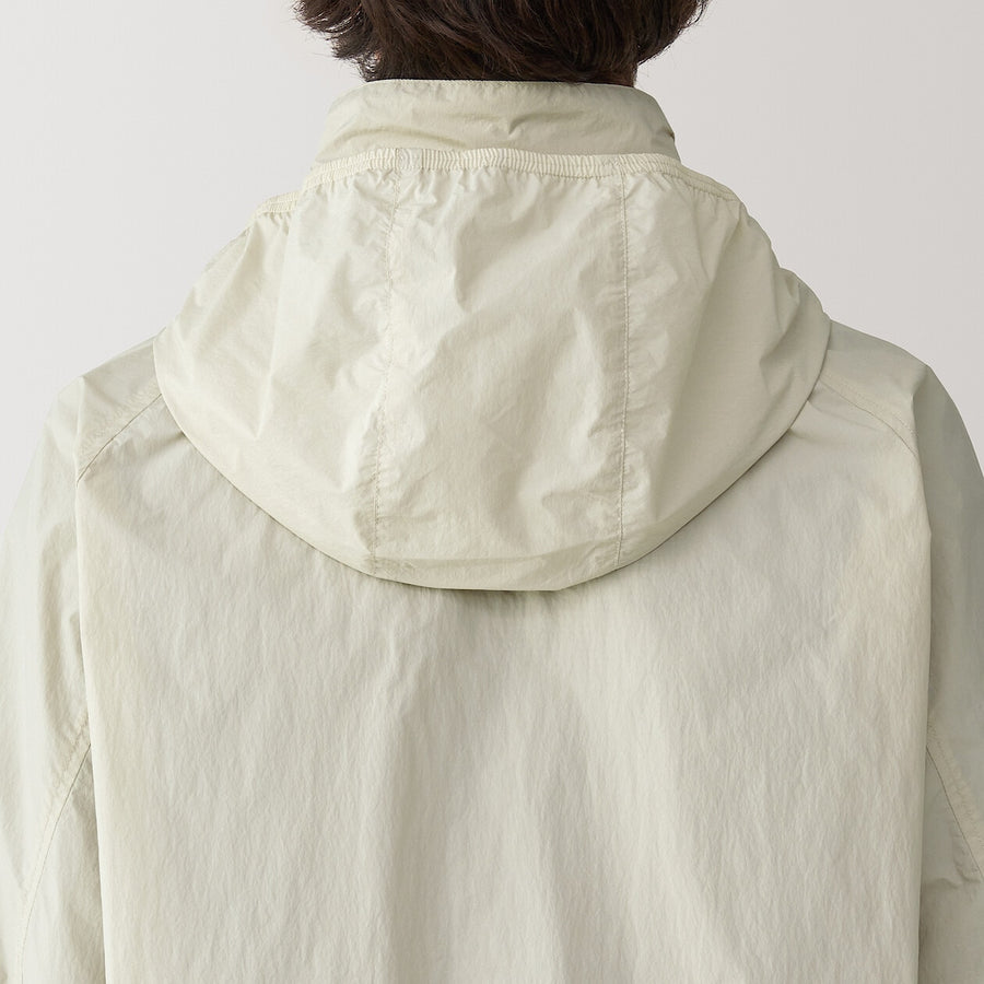 M's Water repellent pocketable windbreaker BlackXS