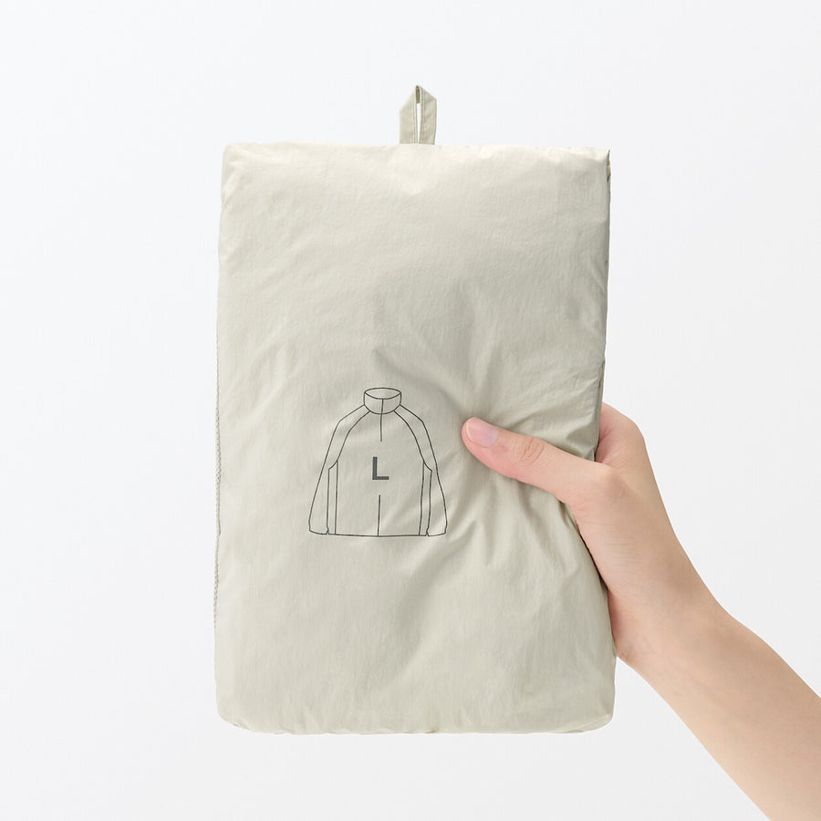 M's Water repellent pocketable windbreaker BlackXS