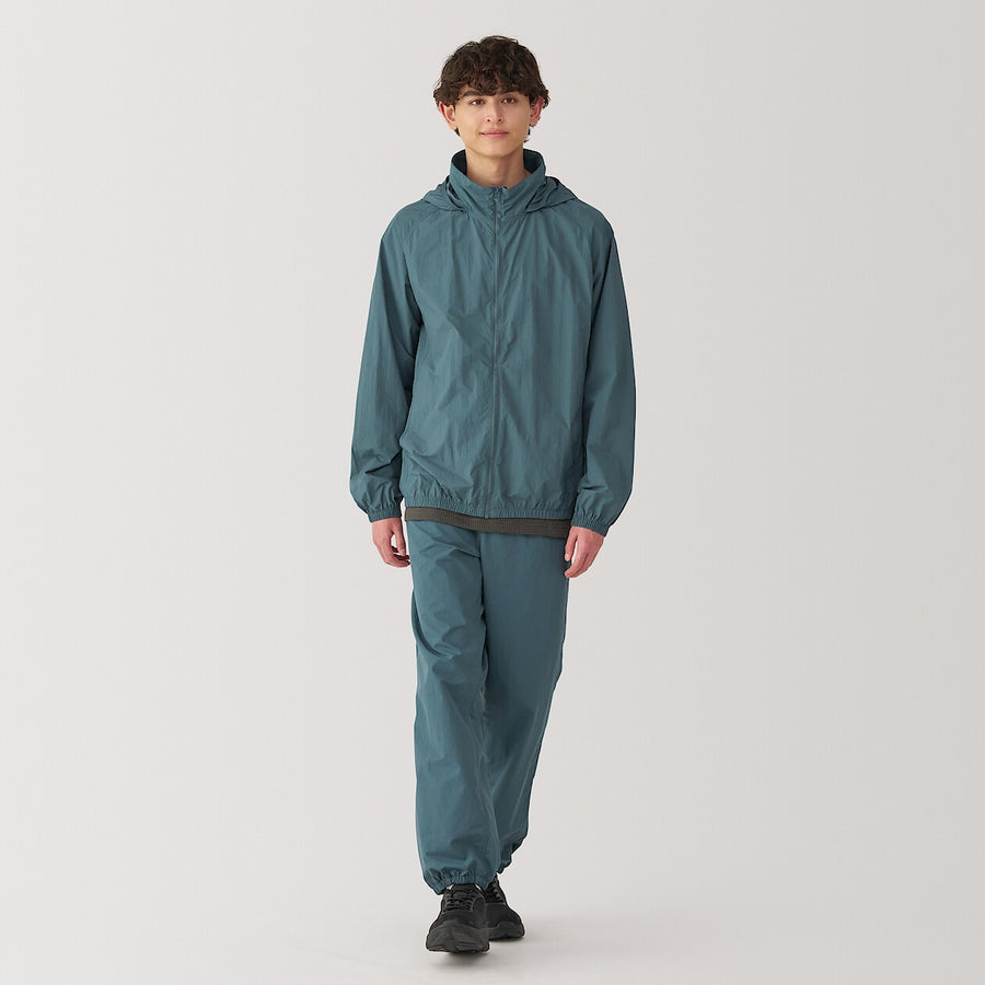 M's Water repellent pocketable windbreaker BlackXS