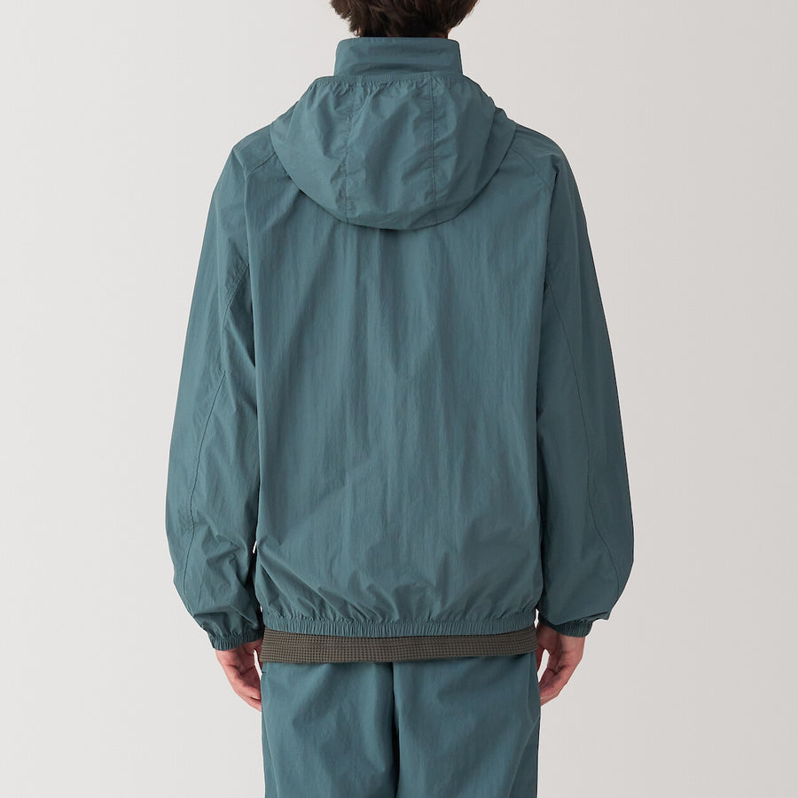 M's Water repellent pocketable windbreaker BlackXS