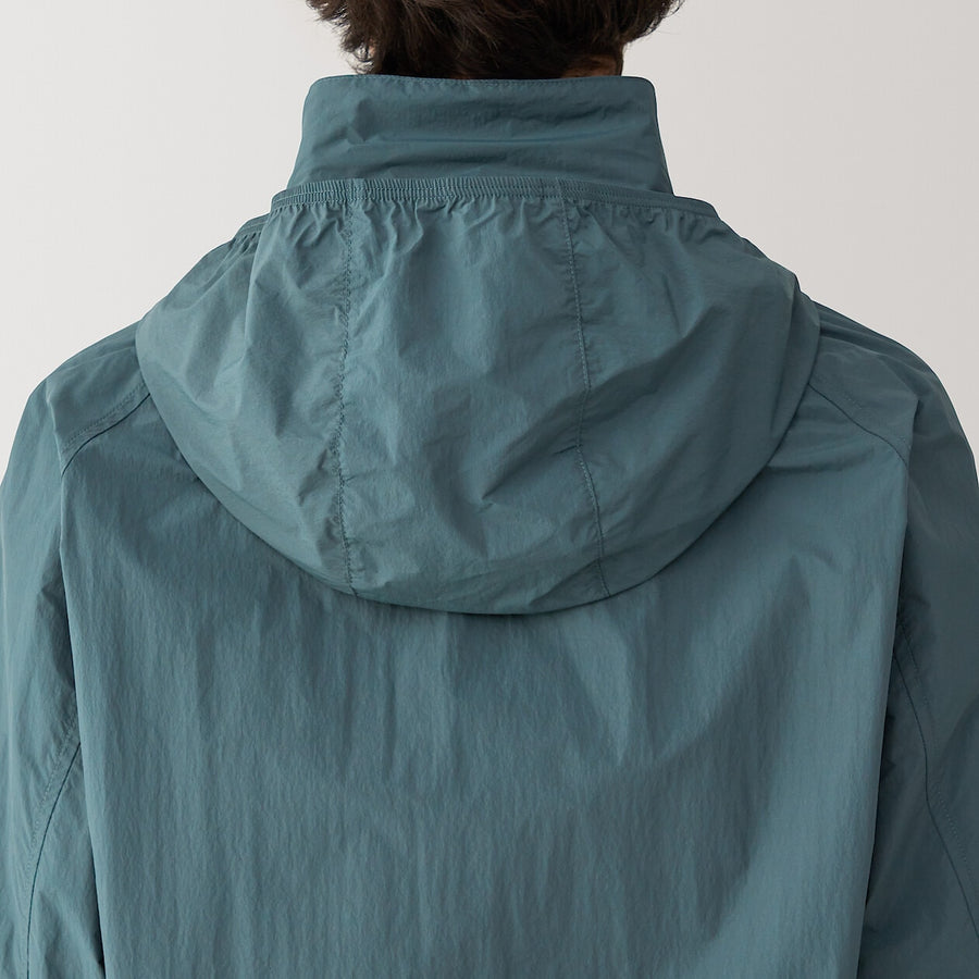 M's Water repellent pocketable windbreaker BlackXS