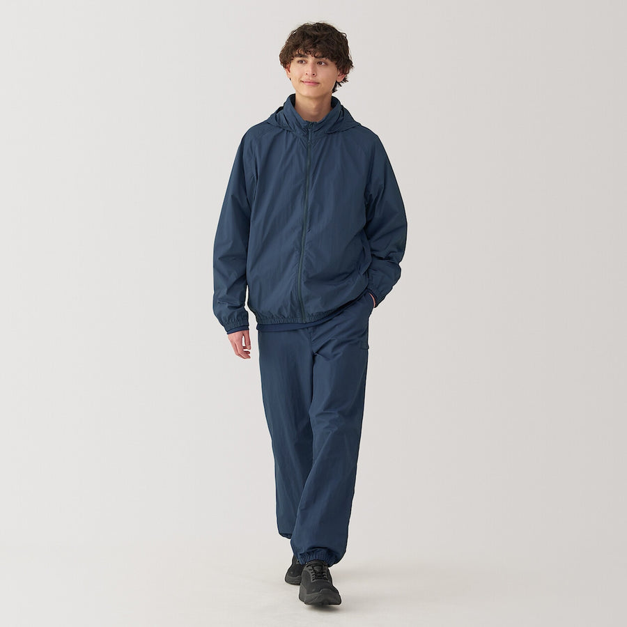 M's Water repellent pocketable windbreaker BlackXS
