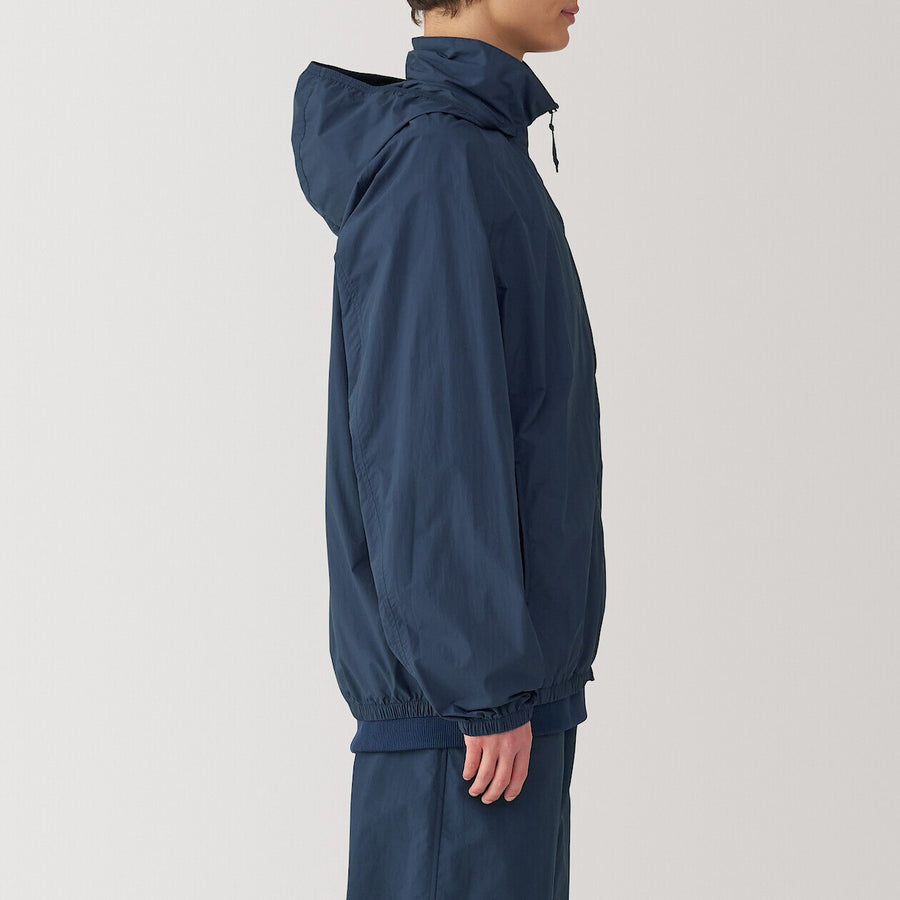 M's Water repellent pocketable windbreaker BlackXS