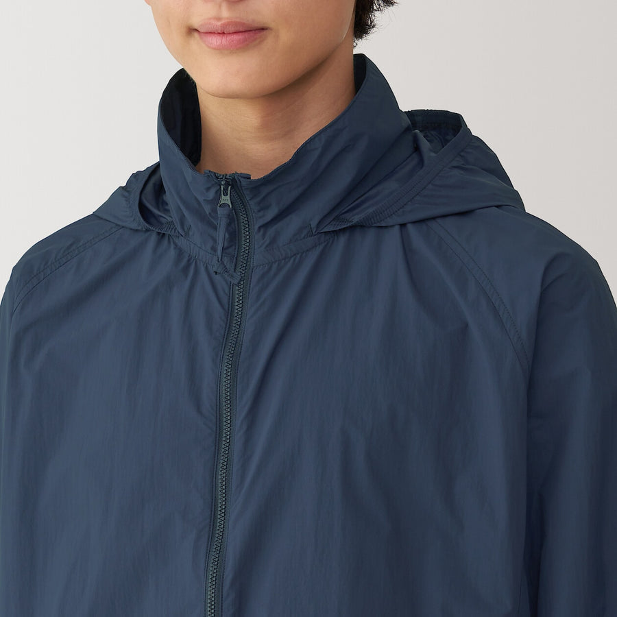 M's Water repellent pocketable windbreaker BlackXS