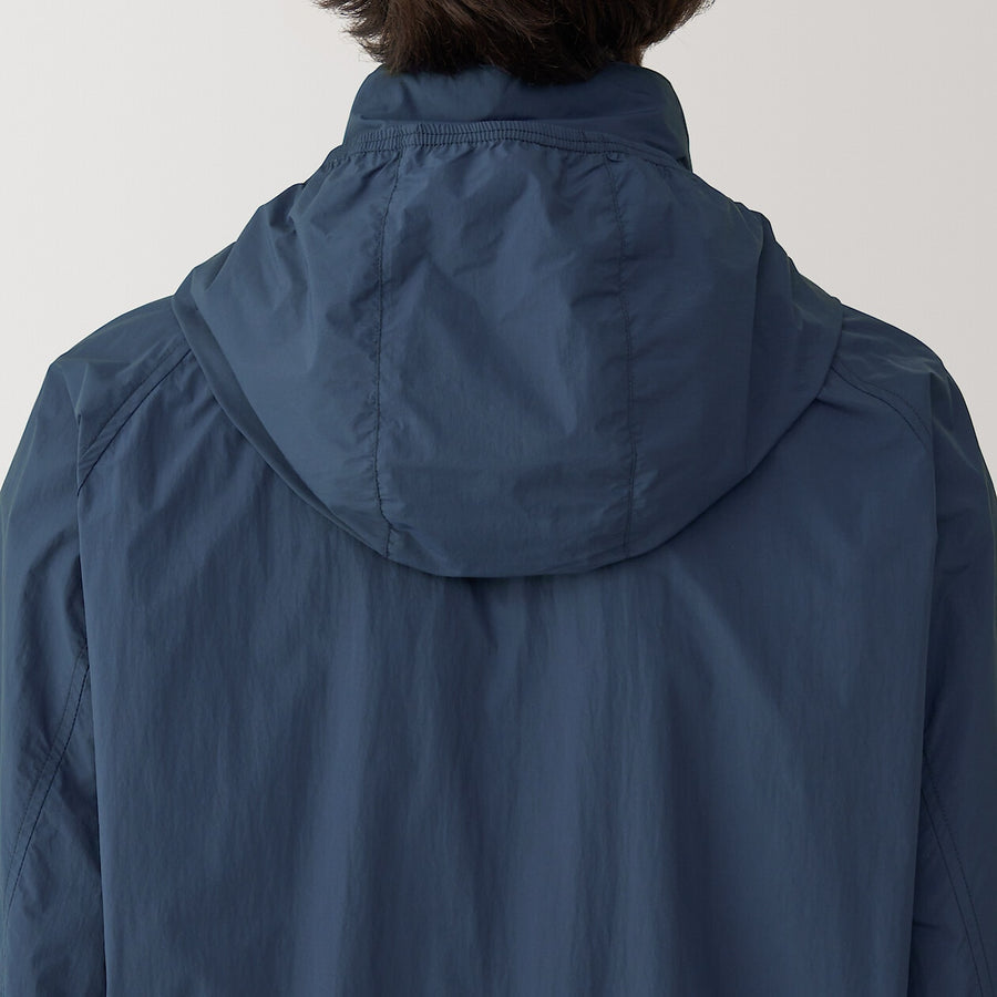 M's Water repellent pocketable windbreaker BlackXS