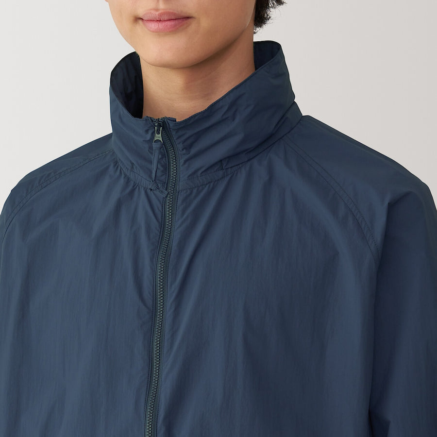 M's Water repellent pocketable windbreaker BlackXS