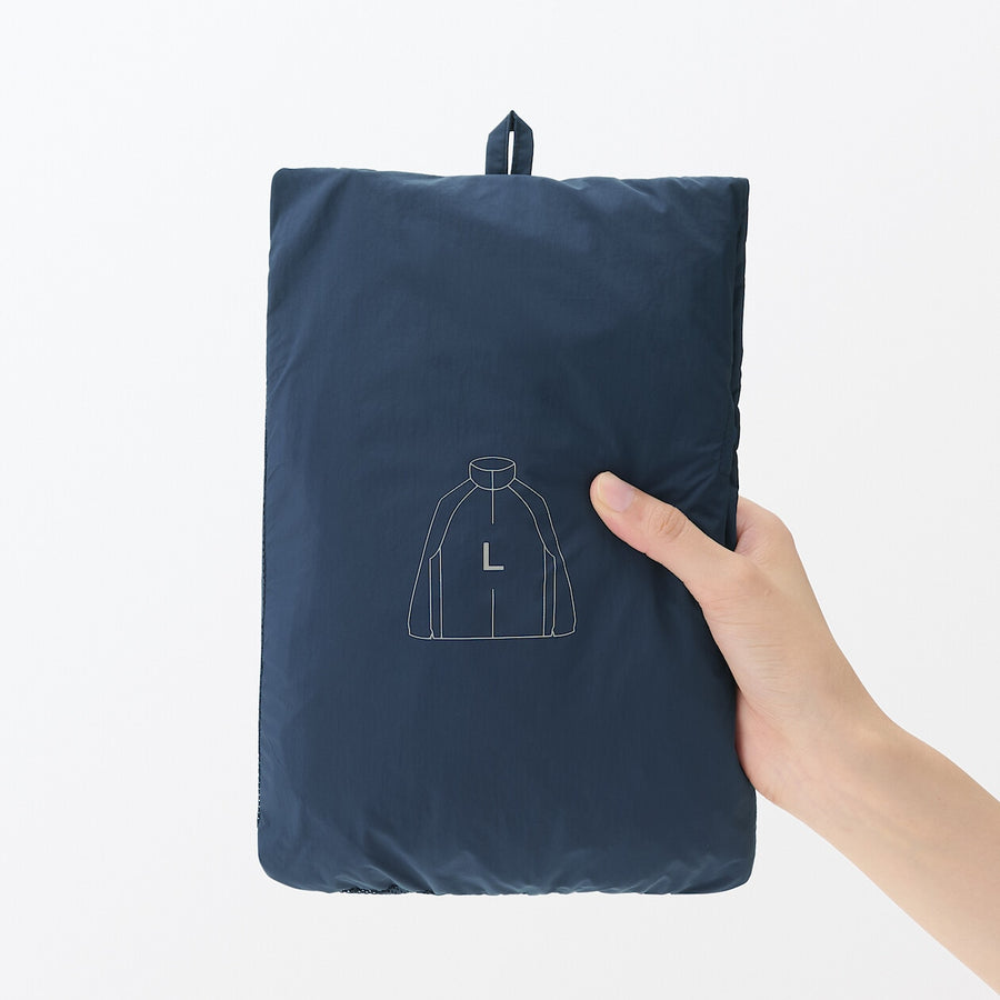 M's Water repellent pocketable windbreaker BlackXS