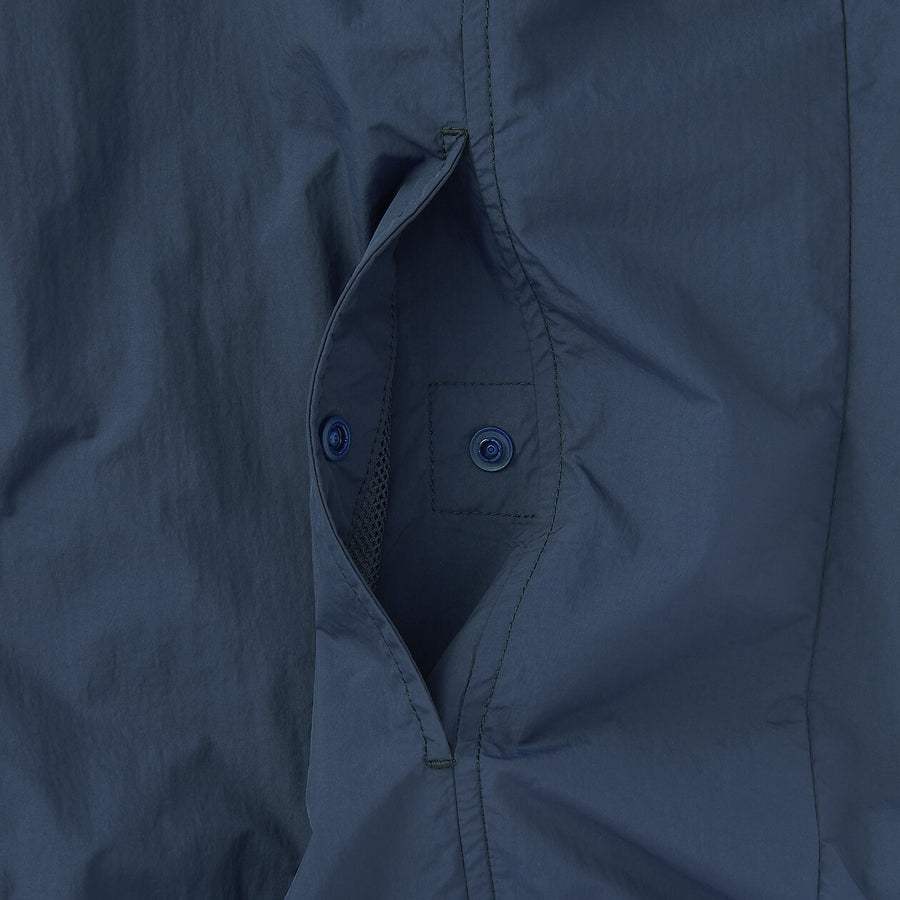 M's Water repellent pocketable windbreaker BlackXS