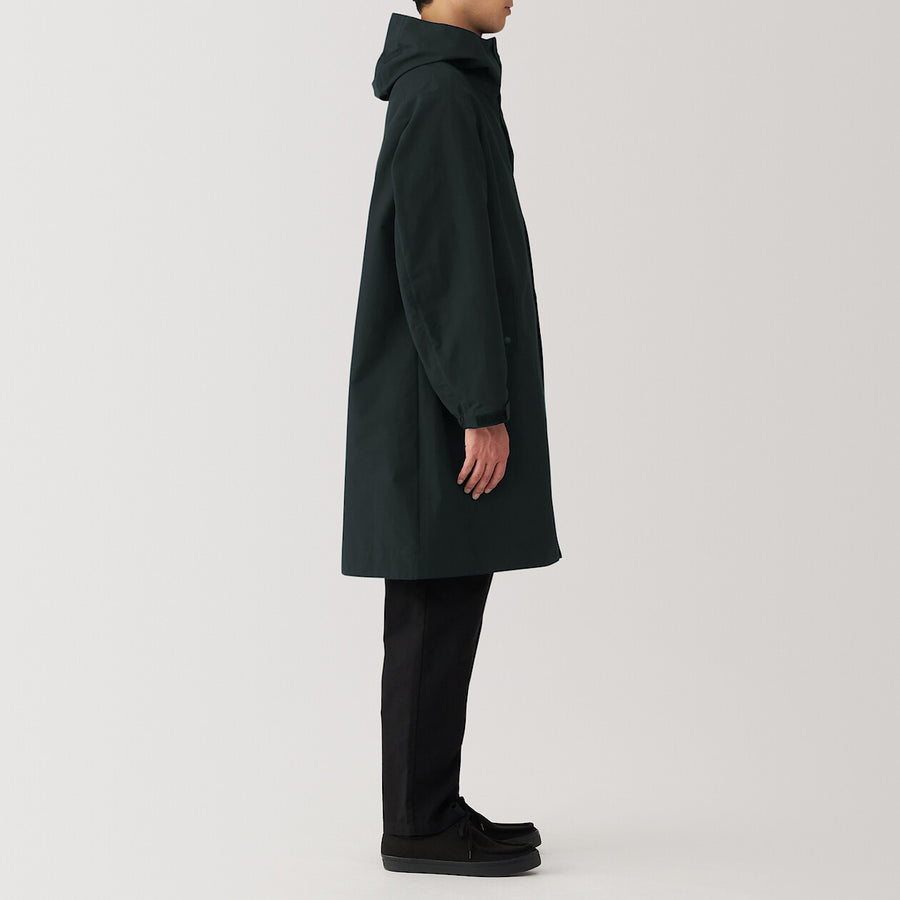 M's Water repellent hooded coat BlackXS