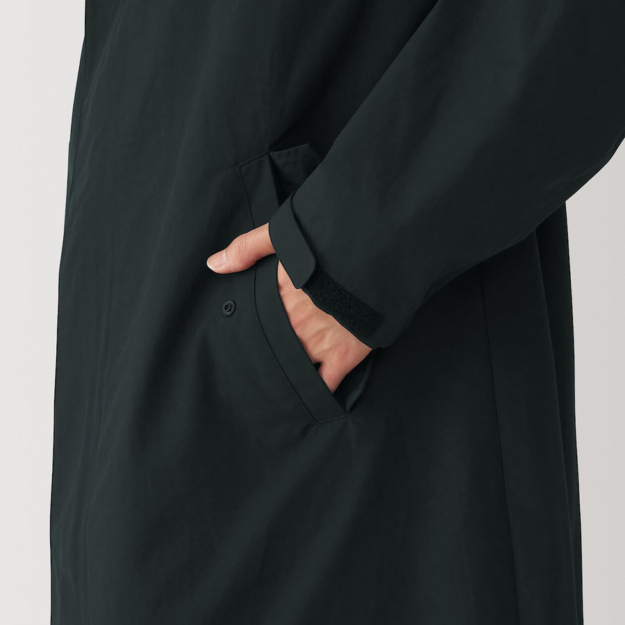 M's Water repellent hooded coat BlackXS