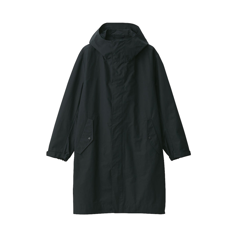 M's Water repellent hooded coat BlackXS