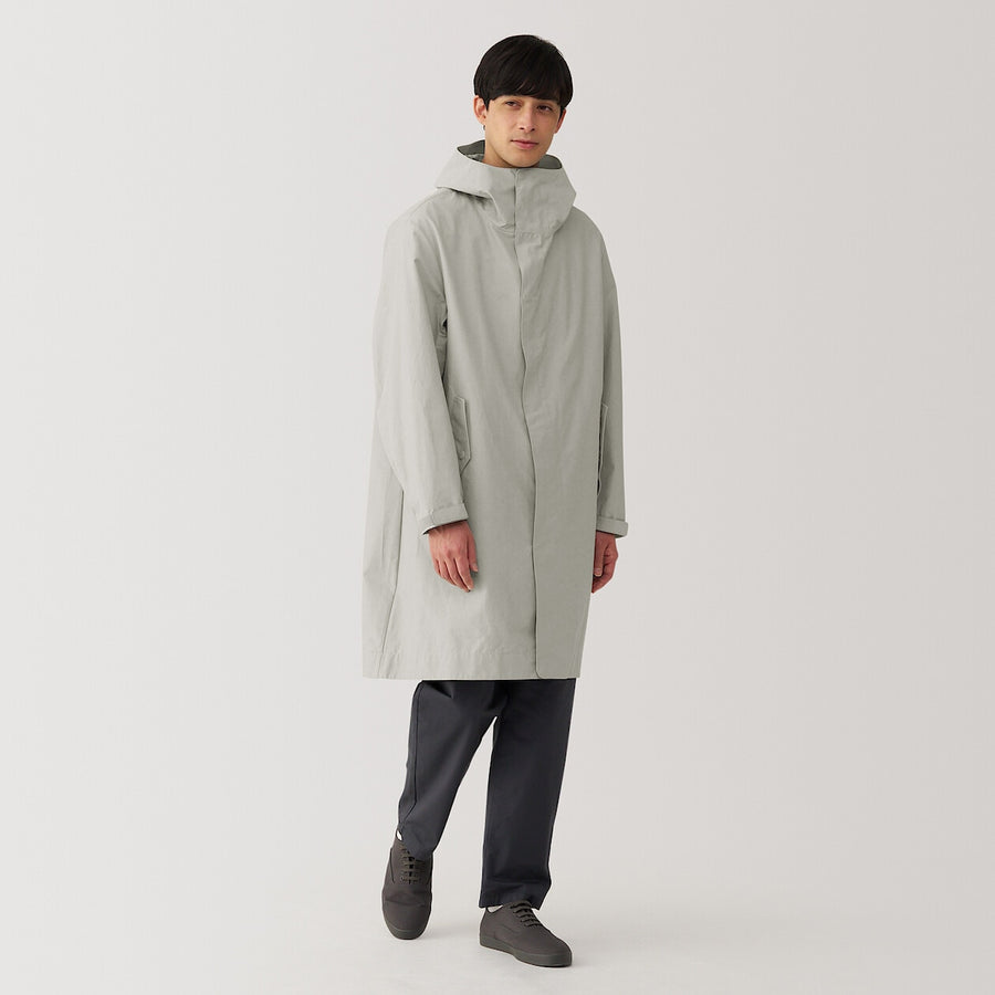 M's Water repellent hooded coat BlackXS