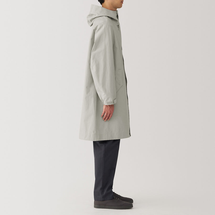 M's Water repellent hooded coat BlackXS