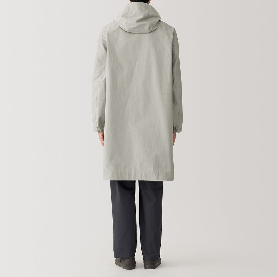 M's Water repellent hooded coat BlackXS