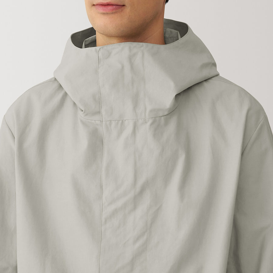 M's Water repellent hooded coat BlackXS