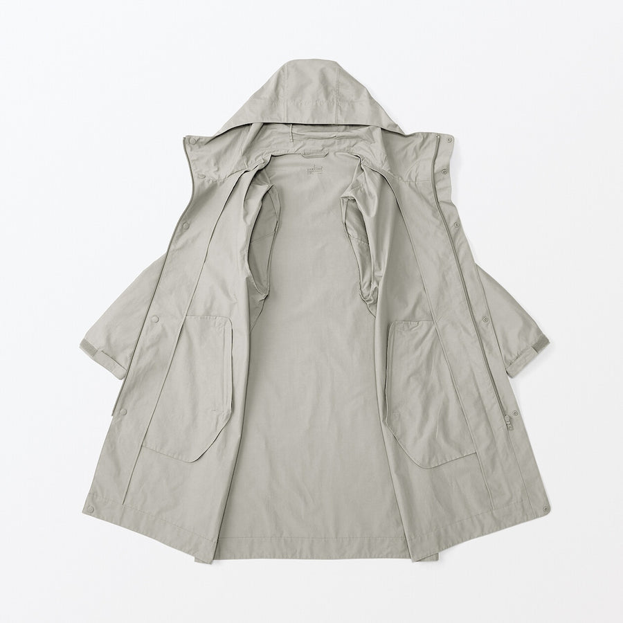 M's Water repellent hooded coat BlackXS