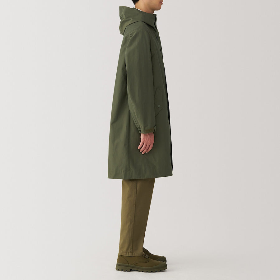 M's Water repellent hooded coat BlackXS
