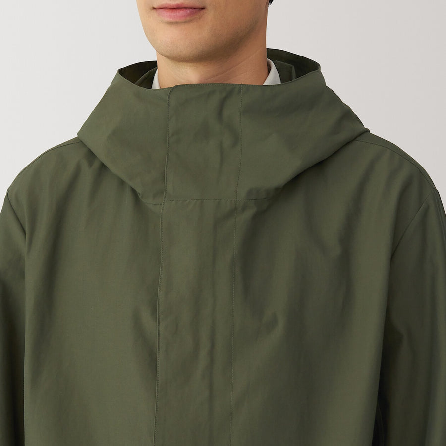 M's Water repellent hooded coat BlackXS