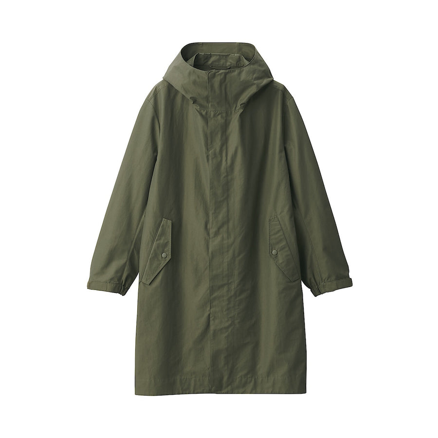 M's Water repellent hooded coat BlackXS
