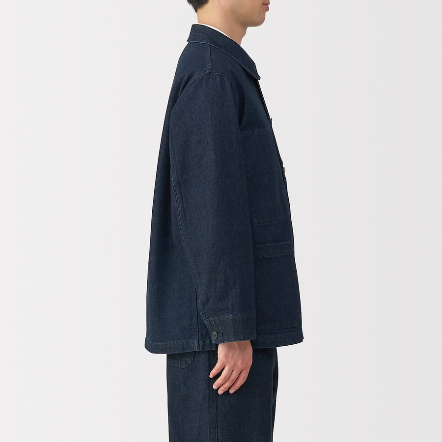 M's Kapok blended denim coverall Dark NavyXS