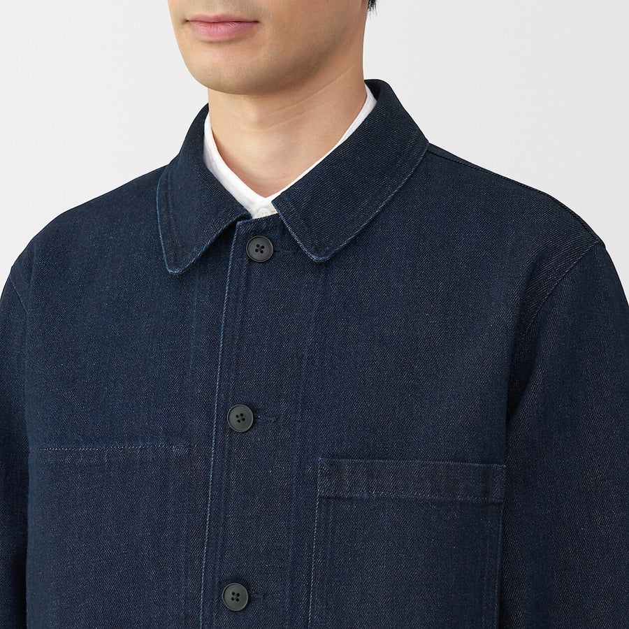 M's Kapok blended denim coverall Dark NavyXS