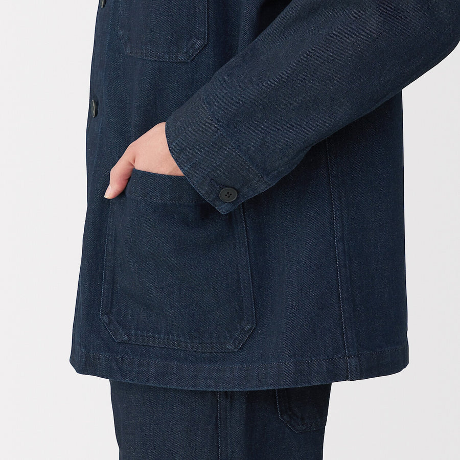 M's Kapok blended denim coverall Dark NavyXS