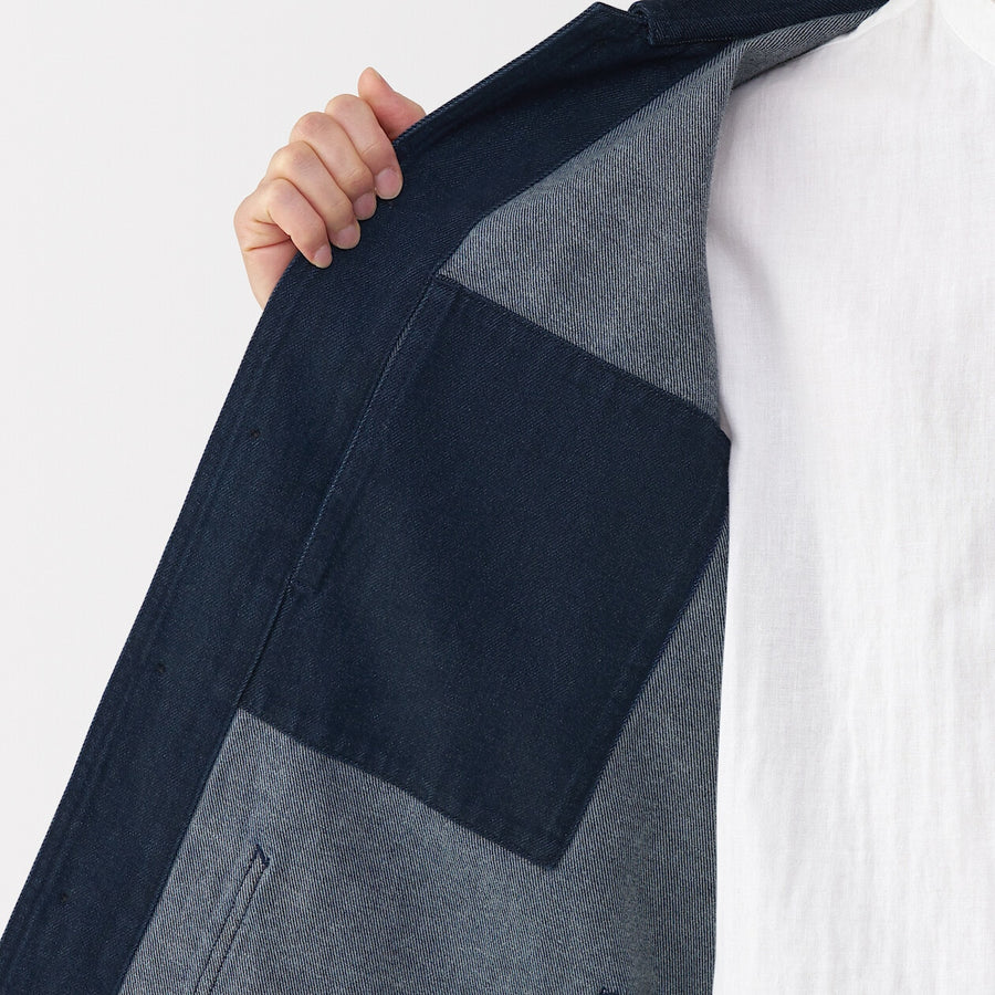 M's Kapok blended denim coverall Dark NavyXS