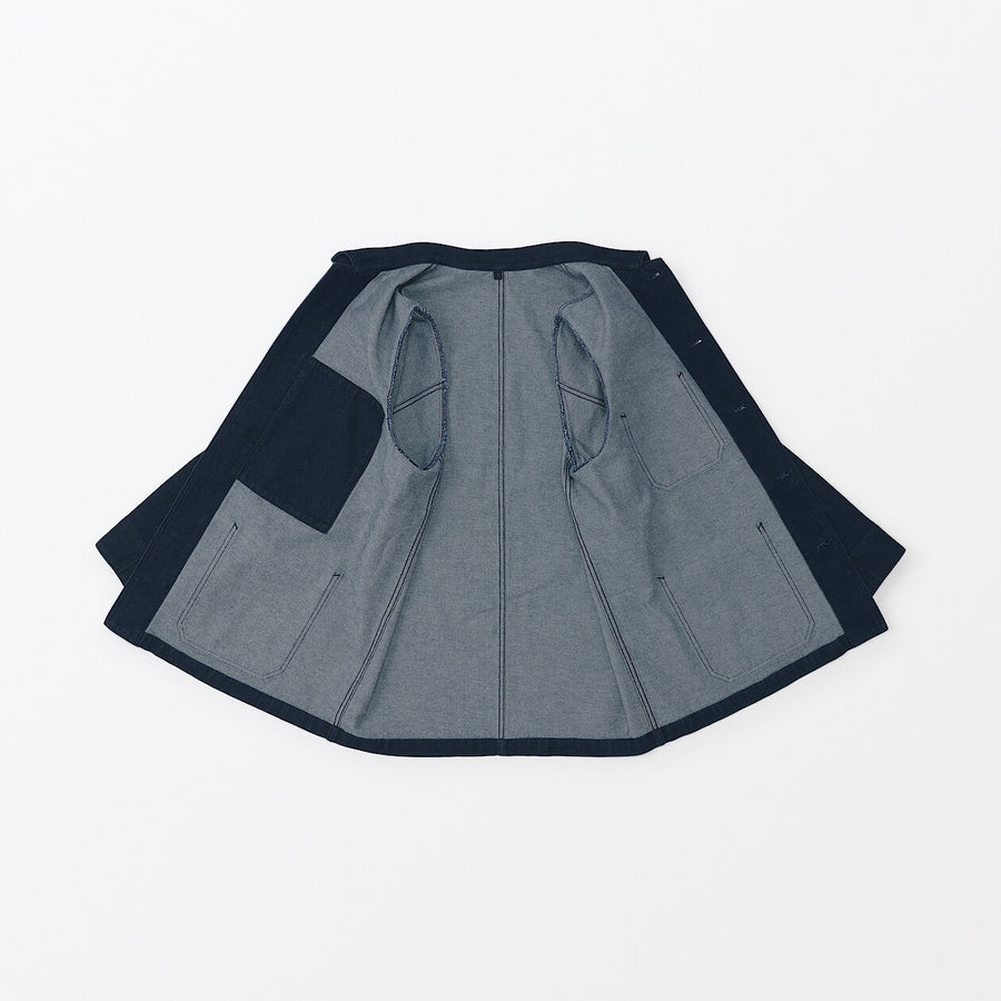M's Kapok blended denim coverall Dark NavyXS