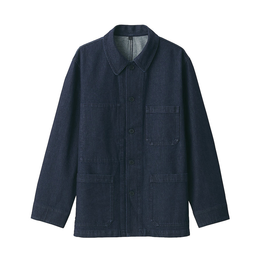 M's Kapok blended denim coverall Dark NavyXS