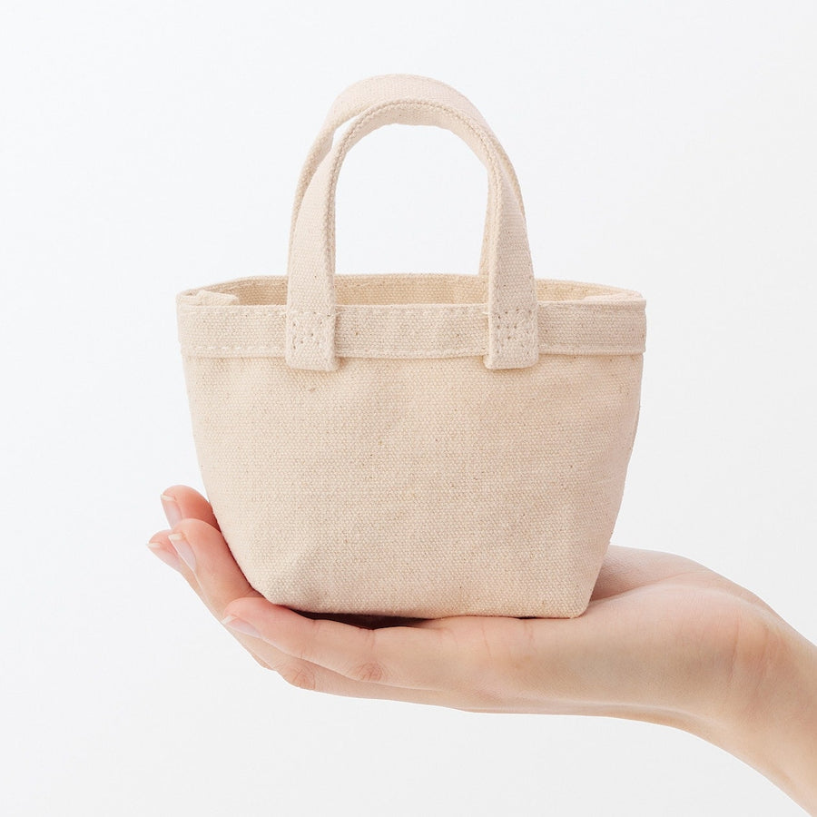MINI canvas tote bag Black