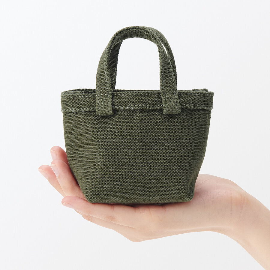 MINI canvas tote bag Black