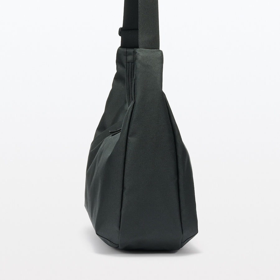 2-Way water repellent one shoulder bag Black
