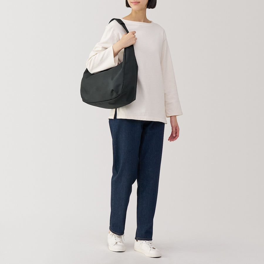 2-Way water repellent one shoulder bag Black