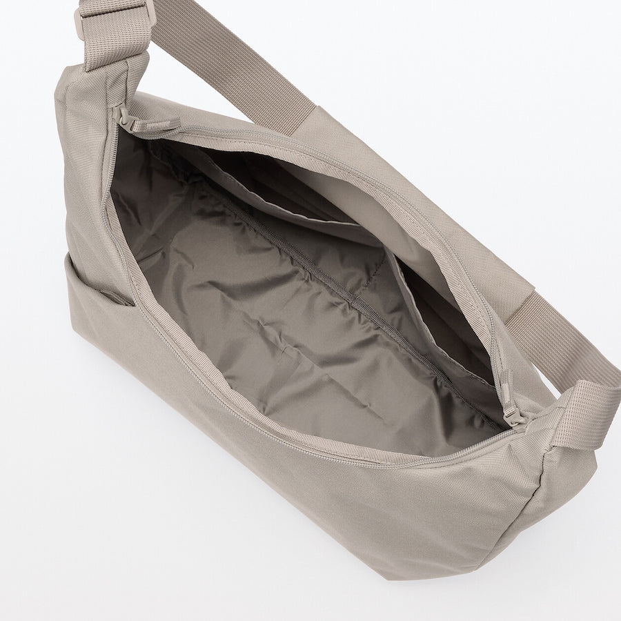 2-Way water repellent one shoulder bag Black