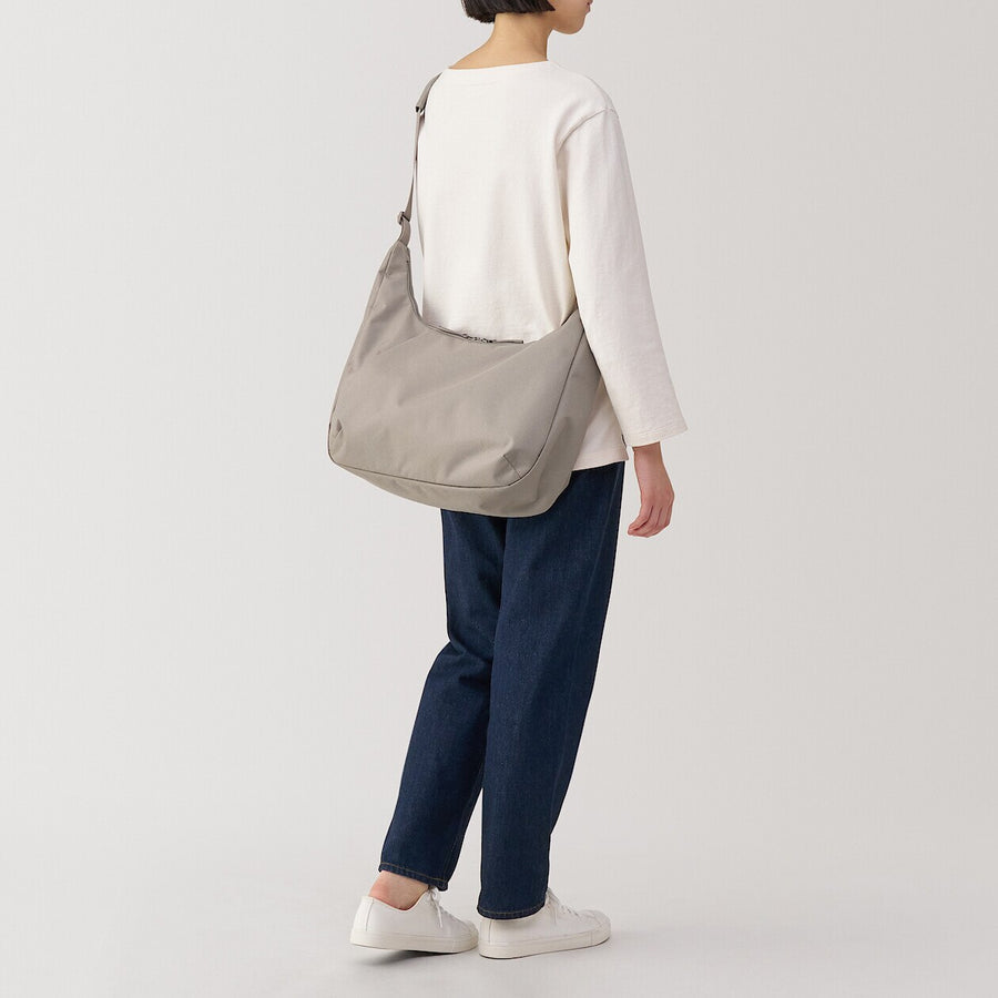 2-Way water repellent one shoulder bag Black