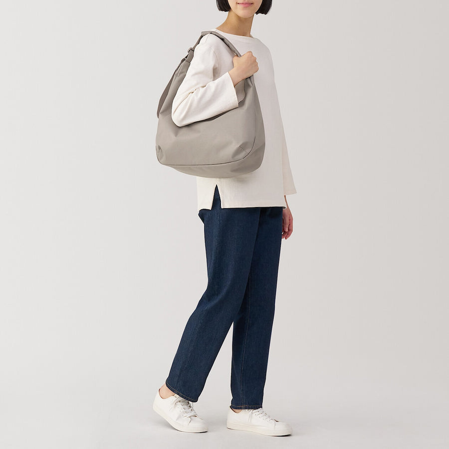 2-Way water repellent one shoulder bag Black
