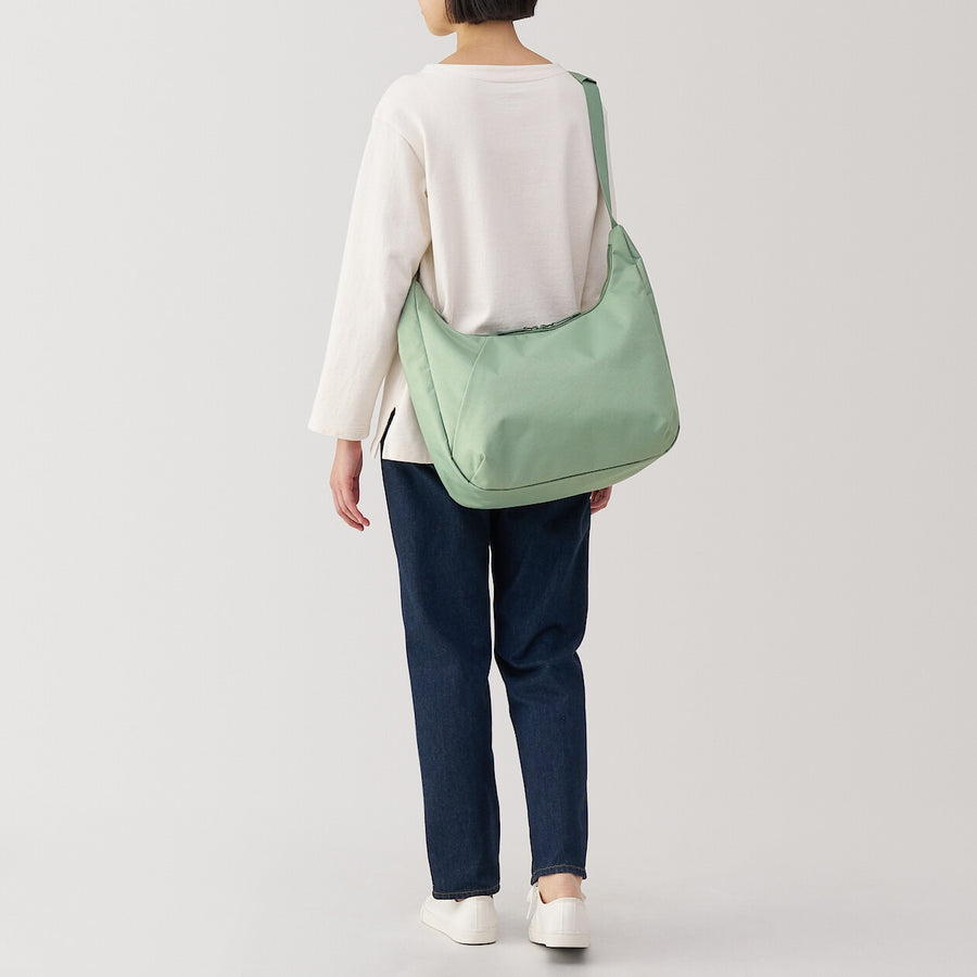 2-Way water repellent one shoulder bag Black