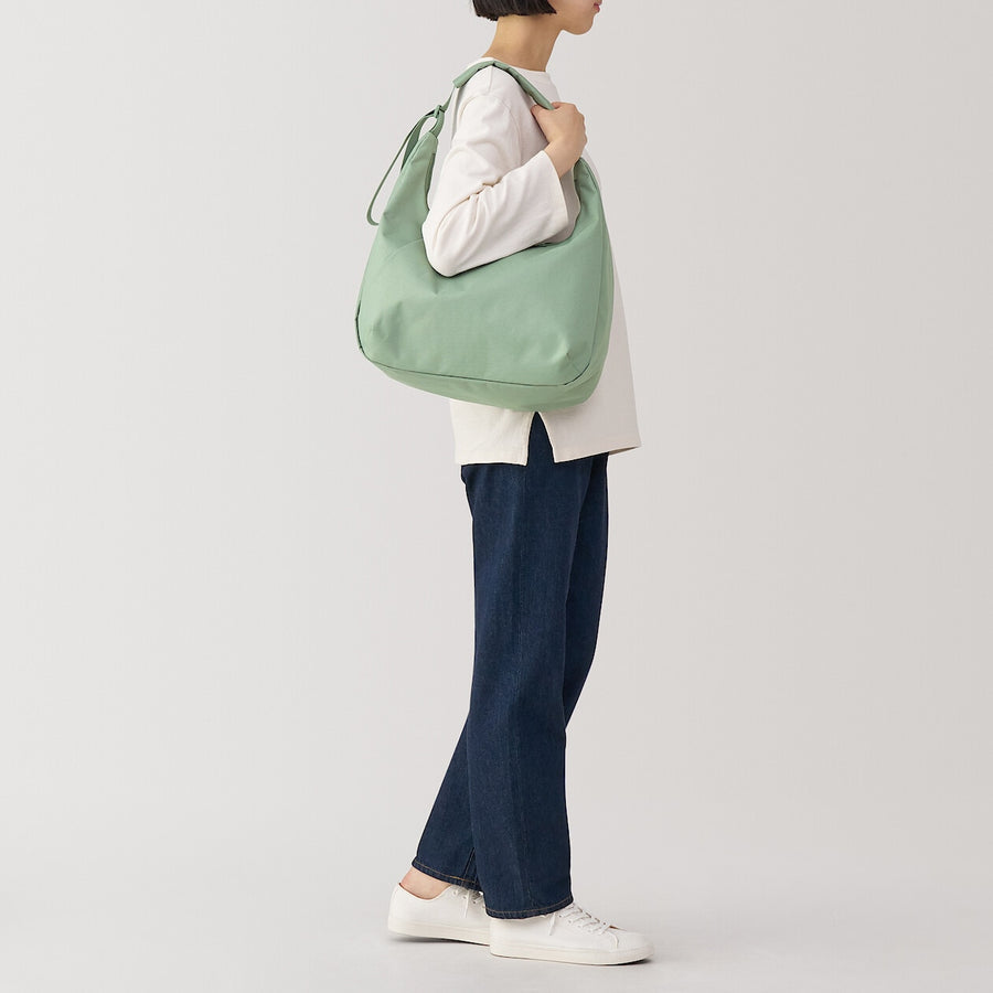 2-Way water repellent one shoulder bag Black