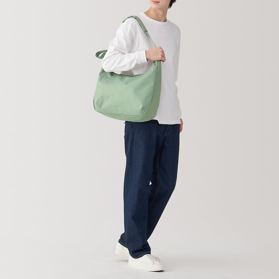 2-Way water repellent one shoulder bag Black
