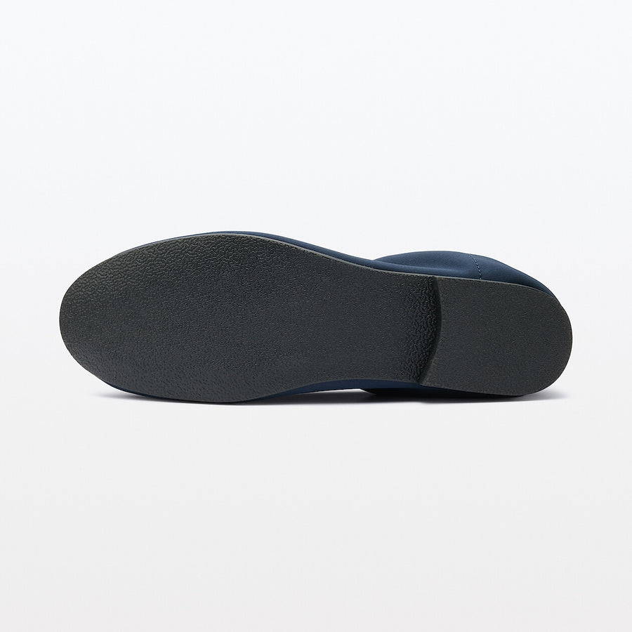 W's Water repellent ribbon ballet shoes Black22.5cm
