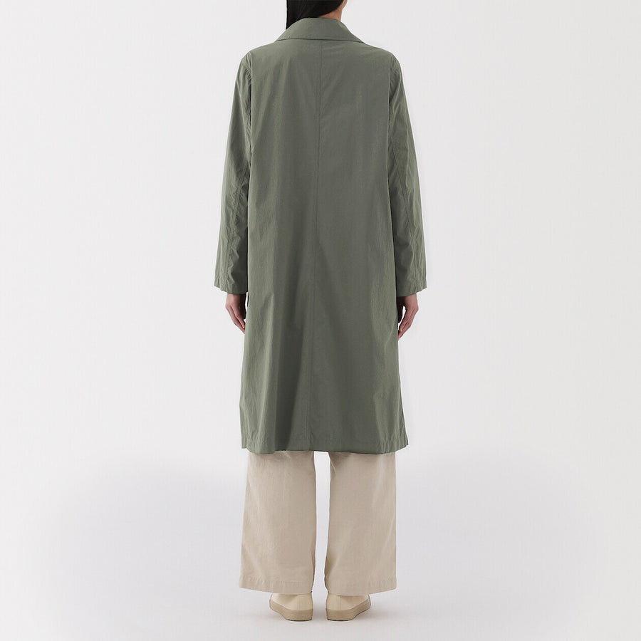 W's Water repellent Trench coat Smoky GreenXS